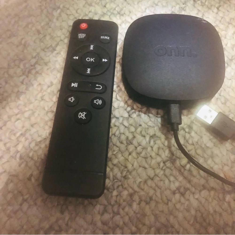 Onn Black Streaming Device with Remote